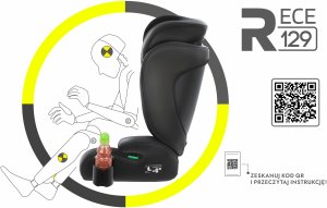 Fotelik samochodowy Stabilus ROCCO FOTELIK SAMOCHODOWY PODSTAWKA 2w1 I SIZE 100-150 CM R129 7