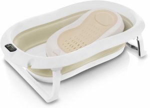 Primabobo Wanienka dziecięca z termometrem Harmony beżowa leżaczek 7