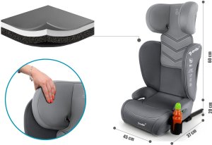 Fotelik samochodowy Cybex FOTELIK SAMOCHODOWY TRAVELLER KK ISOFIX R129 szary szary 7