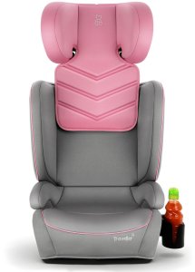 Fotelik samochodowy Cybex FOTELIK SAMOCHODOWY TRAVELLER Szaro-różowy Z ISOFIX KK 12