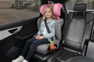 Fotelik samochodowy Cybex FOTELIK SAMOCHODOWY TRAVELLER Szaro-różowy Z ISOFIX KK 2