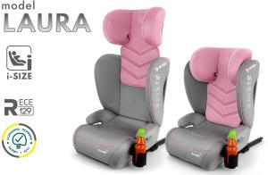 Fotelik samochodowy Cybex FOTELIK SAMOCHODOWY TRAVELLER Szaro-różowy Z ISOFIX KK 4