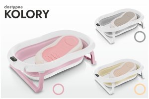 OEM WANIENKA DZIECIĘCA Z TERMOMETREM HARMONY RÓŻOWA LEŻACZEK 12