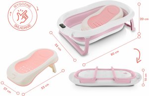 OEM WANIENKA DZIECIĘCA Z TERMOMETREM HARMONY RÓŻOWA LEŻACZEK 6