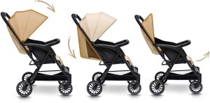 WÓZEK DZIECIĘCY SPACERÓWKA ORSETTO LUNA PIASKOWY 11