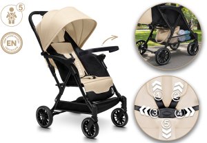 WÓZEK DZIECIĘCY SPACERÓWKA ORSETTO LUNA PIASKOWY 10