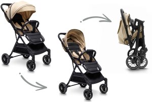 WÓZEK DZIECIĘCY SPACERÓWKA ORSETTO AURORA PIASKOWY 14