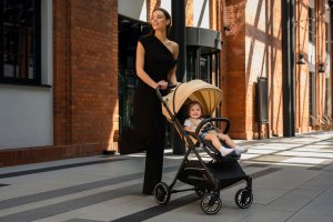 WÓZEK DZIECIĘCY SPACERÓWKA ORSETTO AURORA PIASKOWY 2