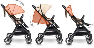 WÓZEK DZIECIĘCY SPACERÓWKA ORSETTO AURORA PIASKOWY 10