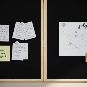 vidaXL Chalkboard: Tablica kredowa Czarny 80 x 1.4 x 80 cm 3