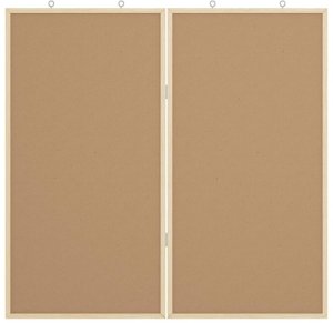 vidaXL Chalkboard: Tablica kredowa Czarny 80 x 1.4 x 80 cm 6