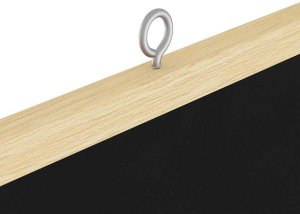 vidaXL Chalkboard: Tablica kredowa Czarny 80 x 1.4 x 80 cm 7