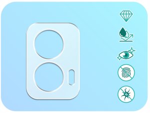 3-PAK Szkło Na Aparat Do Motorola Edge 50 Fusion (Hartowane, Ochronne, 9H) 5