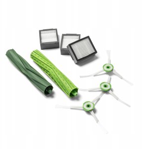 JETtools Zestaw Akcesoria Do Irobot Roomba E5 E6 I7 I6 I5 I4 I3 4x Filtr 5x Szczotka / An567as 3
