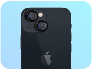 4x Szkło Na Aparat Do Apple iPhone 13 / 13 Mini (Na Obiektywy, Czarne, 9H) 3