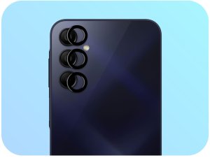 6x Szkło Na Aparat Do Samsung Galaxy A15 / A15 5G (Na Obiektywy, Czarne) 3