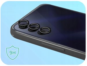 6x Szkło Na Aparat Do Samsung Galaxy A15 / A15 5G (Na Obiektywy, Czarne) 4