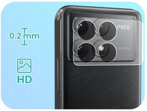 Szkło Hartowane Na Aparat Do Xiaomi Poco F6 Pro (Ochronne, Kamera, Tył, 9H) 2