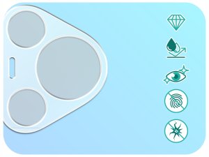 2-PAK Szkło Na Aparat Do Huawei Pura 70 (Hartowane, Ochronne, Na Obiektyw) 5