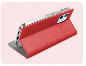 ETUI Z KLAPKĄ DO OPPO A5 4G / 5G CZERWONE ZAMYKANE MAGNETYCZNE KABURA CASE 6
