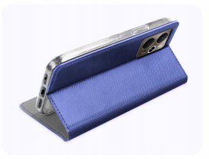 ETUI Z KLAPKĄ DO REALME 14 5G / 14T 5G GRANATOWE ZAMYKANE MAGNETYCZNE CASE 5