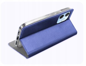 ETUI Z KLAPKĄ DO OPPO A5 4G / 5G GRANATOWE ZAMYKANE MAGNETYCZNE OCHRONNE 5