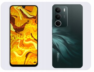 ETUI Z KLAPKĄ DO REALME C71 GRANATOWE ZAMYKANE MAGNETYCZNE OCHRONNE KABURA 7