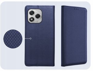 ETUI Z KLAPKĄ DO HONOR 400 LITE GRANATOWE ZAMYKANE MAGNETYCZNE OCHRONNE 4