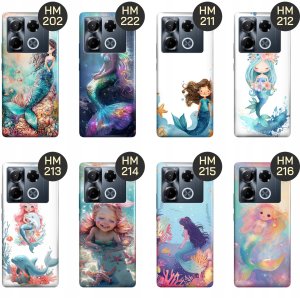 ETUI DO INFINIX NOTE 40 PRO 4G / 5G WZORY SYRENKI NIMFY MORSKIE PANNY CASE 2