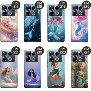 ETUI DO INFINIX NOTE 40 PRO 4G / 5G WZORY SYRENKI NIMFY MORSKIE PANNY CASE 3