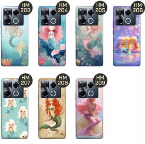 ETUI DO INFINIX NOTE 40 PRO 4G / 5G WZORY SYRENKI NIMFY MORSKIE PANNY CASE 7