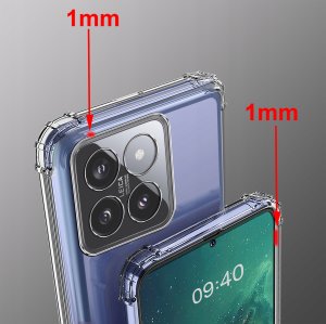 krainaGSM Etui do Xiaomi 14 Pro ANTI-SHOCK CLEAR CASE PLECKI 2