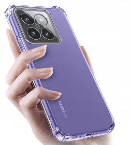 krainaGSM Etui do Xiaomi 14 Pro ANTI-SHOCK CLEAR CASE PLECKI 4