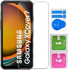 Etui do Samsung Galaxy Xcover 7 Pancerne Carbon CASE + Szkło 9H 9