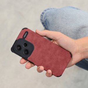 krainaGSM Etui do Xiaomi Redmi Note 13 Pro+ Plus 5G silikonowe SKÓRZANE VINTAGE CASE 4