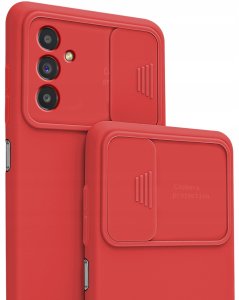 Etui SILICONE CamShield + Szkło do Samsung A04S 2