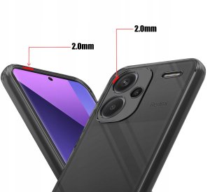 krainaGSM Etui do Xiaomi Redmi Note 13 Pro+ Plus WZMACNIANE 360 CLEAR 2