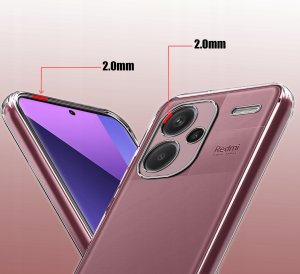 krainaGSM Etui do Xiaomi Redmi Note 13 Pro+ Plus WZMACNIANE 360 CLEAR 2