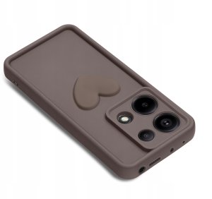 Etui do Xiaomi Redmi Note 13 Pro 4G silikonowe MATOWE serce + Szkło 9H 3
