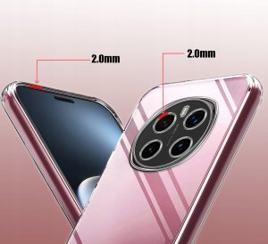 Etui do Honor Magic7 Pro WZMACNIANE SILIKONOWE PRZEZROCZYSTE 4