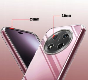 krainaGSM Etui do Honor Magic7 Lite WZMACNIANE SILIKONOWE PRZEZROCZYSTE 4