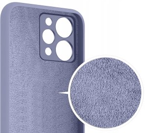 Etui do Xiaomi Redmi 12 4G Silicone ELASTYCZNE CASE + Szkło 9H 13