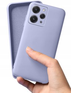 Etui do Xiaomi Redmi 12 4G Silicone ELASTYCZNE CASE + Szkło 9H 6