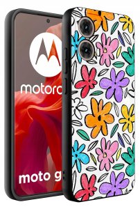 Etui do Motorola Moto G85 5G WZORY |SILIKONOWE MATT CASE 2