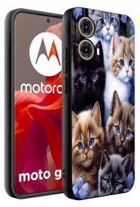 krainaGSM Etui do Motorola Moto G85 5G WZORY |SILIKONOWE MATT CASE 2