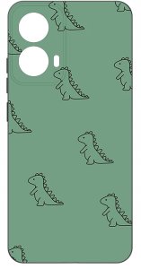 krainaGSM Etui do Motorola Moto G85 5G WZORY SILIKONOWE MATT CASE 3