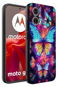 krainaGSM Etui do Motorola Moto G85 5G WZORY |SILIKONOWE MATT CASE 2