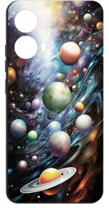 krainaGSM Etui do Motorola Moto G85 5G WZORY |SILIKONOWE MATT CASE 3