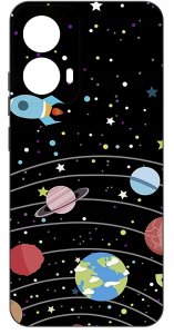 krainaGSM Etui do Motorola Moto G85 5G WZORY |SILIKONOWE MATT CASE 3