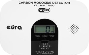 Czujnik czadu EURA CD-53A2v2300-TY/B Wi-Fi - certyfikat CNBOP-PiB 2